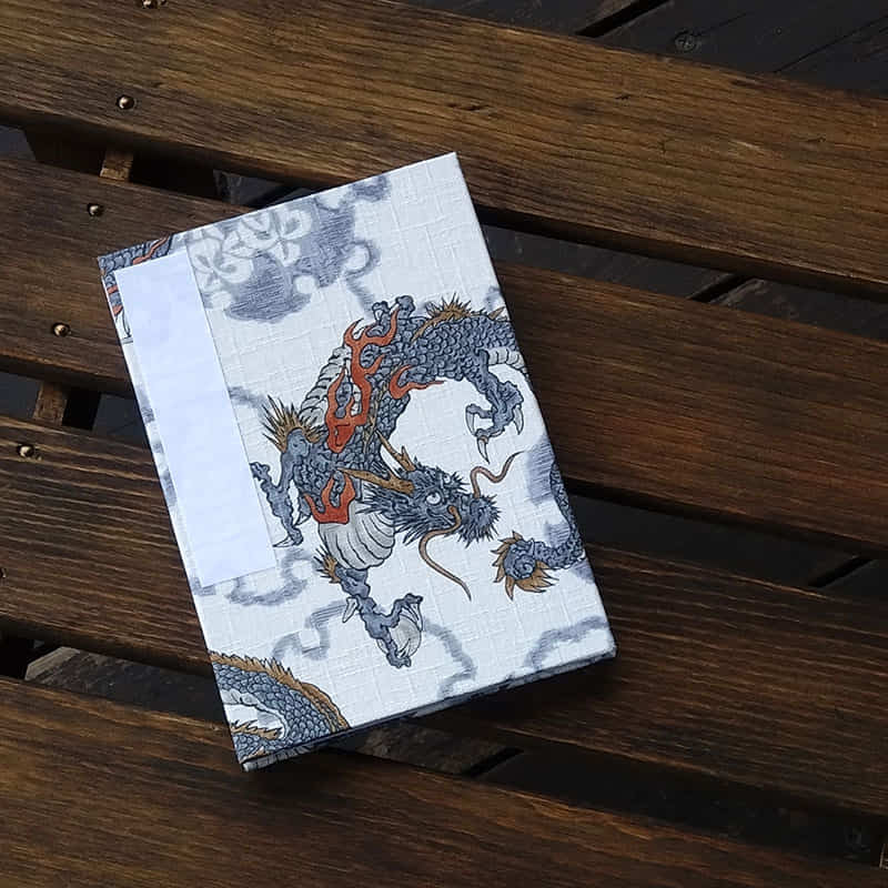 《ネコポス送料無料》御朱印帳 雪輪龍