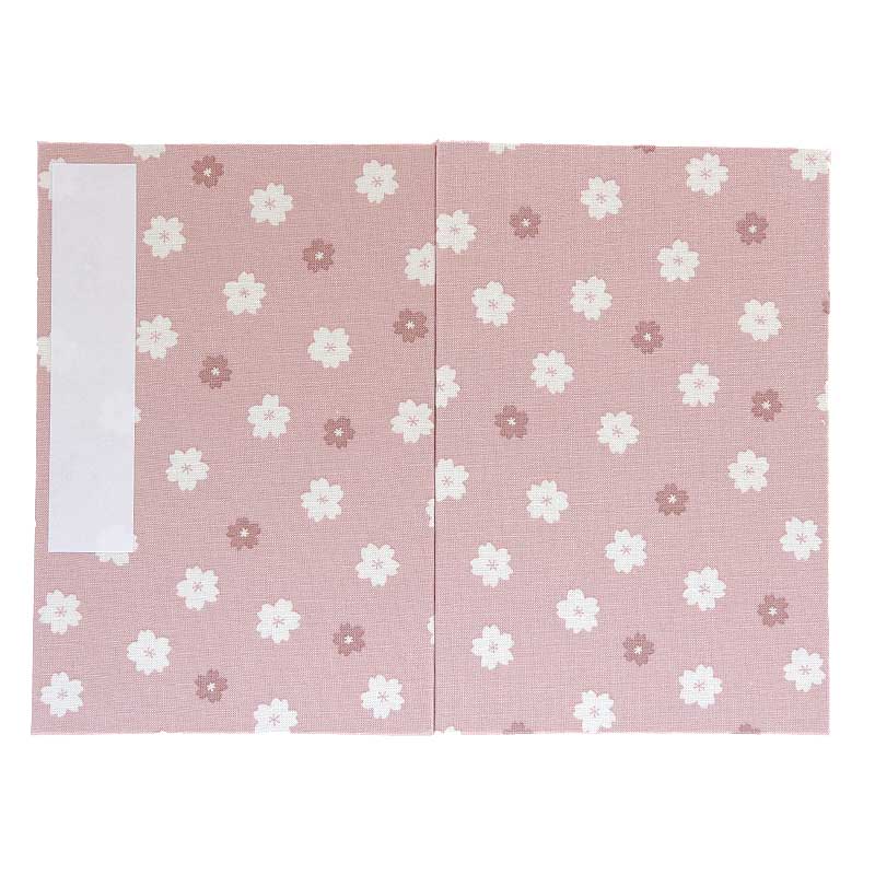 《ネコポス送料無料》【大判】御朱印帳　二色花桜