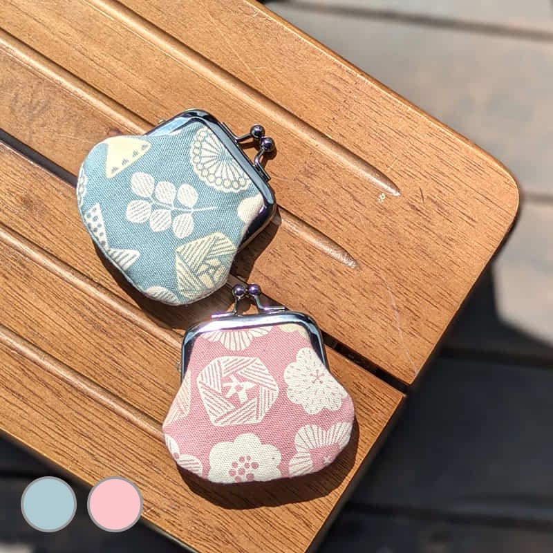 お賽銭用がま口/ 花形刻印