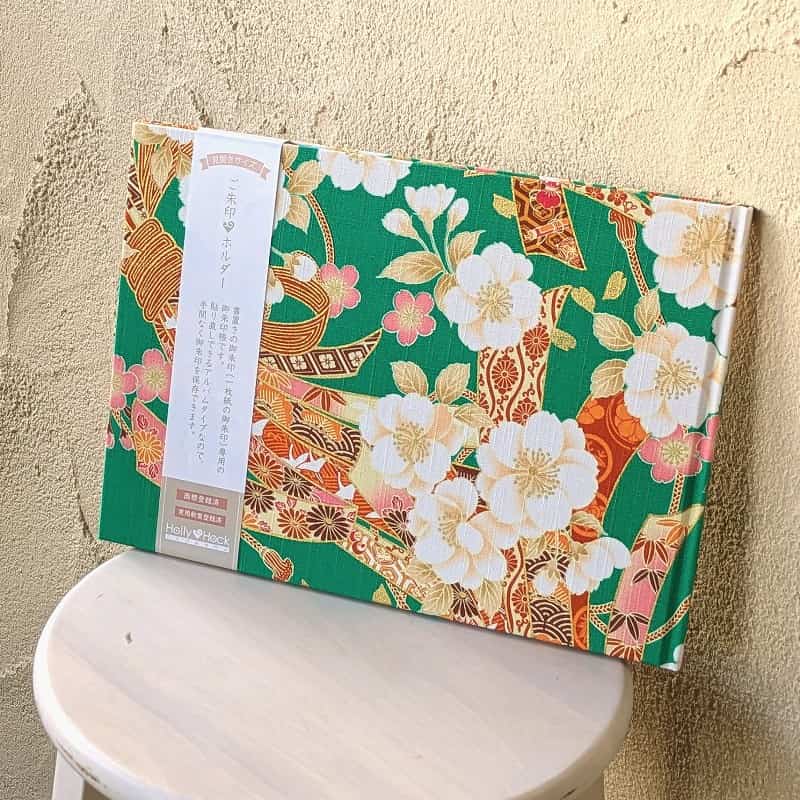 【書置き御朱印専用】 【見開きサイズ】御朱印ホルダー/吉祥束熨斗　ネコポス送料無料