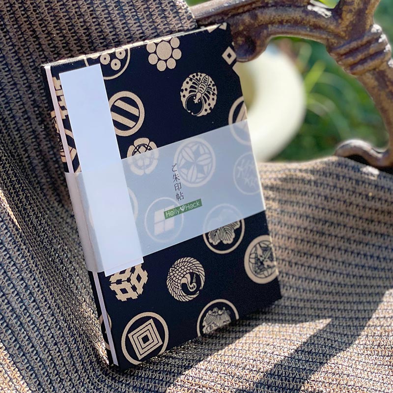 《ネコポス送料無料》【大判サイズ】御朱印帳(納経帳)　武将家紋