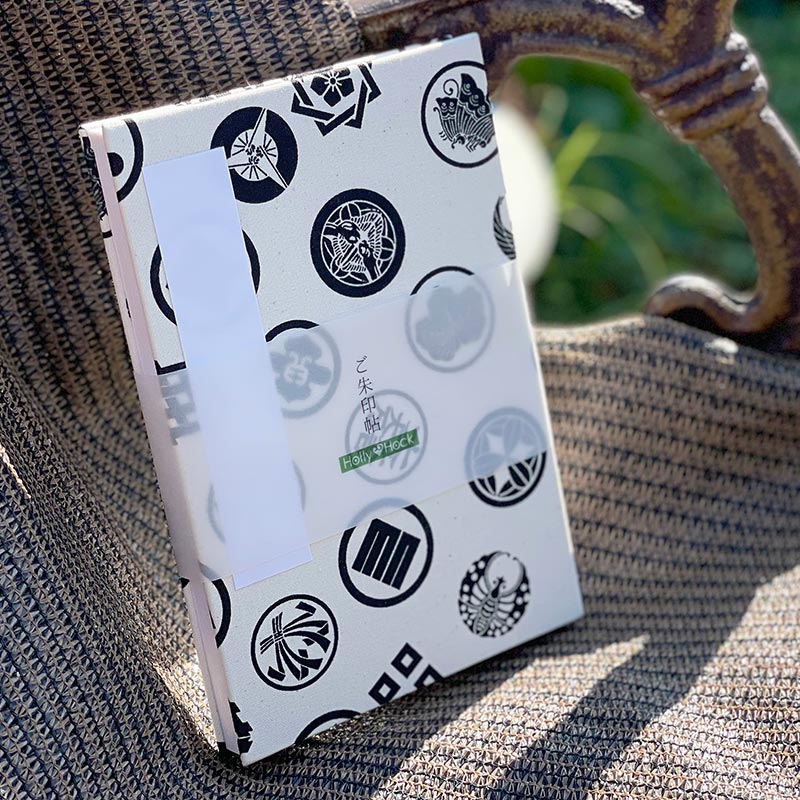 《ネコポス送料無料》【大判サイズ】御朱印帳(納経帳)　武将家紋