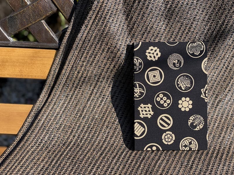 《ネコポス送料無料》【大判サイズ】御朱印帳(納経帳)　武将家紋