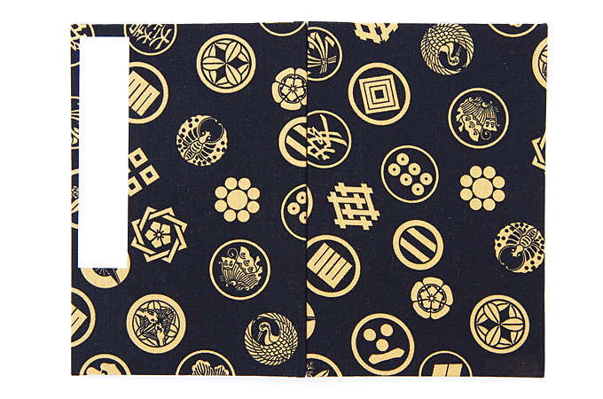 《ネコポス送料無料》【大判サイズ】御朱印帳(納経帳)　武将家紋