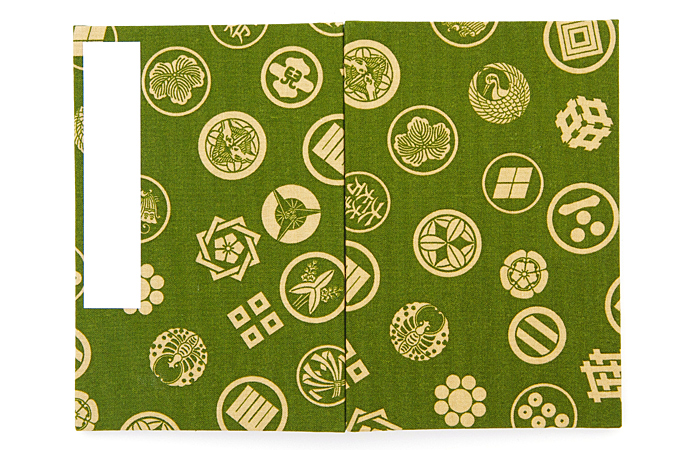 《ネコポス送料無料》【大判サイズ】御朱印帳(納経帳)　武将家紋