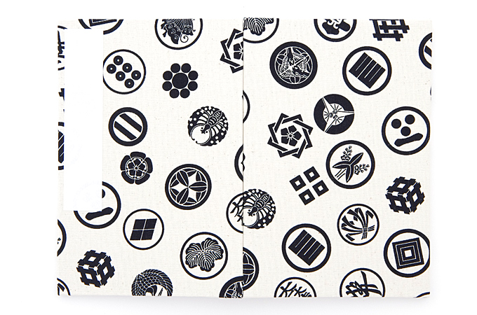 《ネコポス送料無料》【大判サイズ】御朱印帳(納経帳)　武将家紋