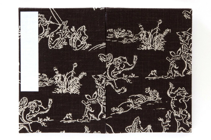 《ネコポス送料無料》御朱印帳(納経帳) 小柄/鳥獣戯画 蛇腹タイプ