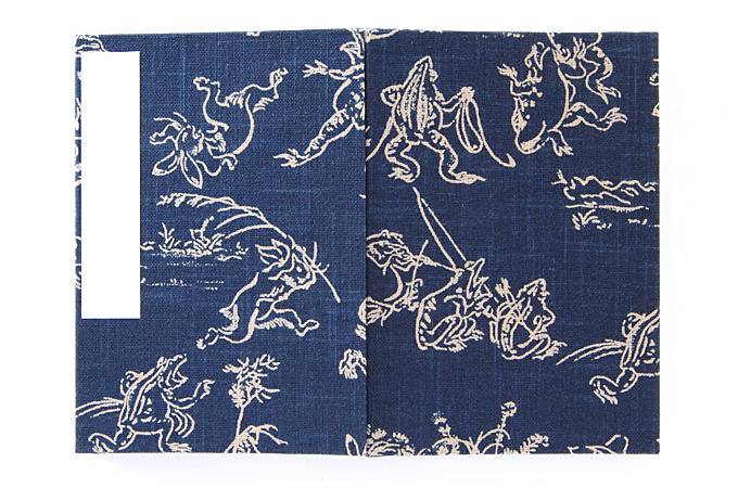 《ネコポス送料無料》御朱印帳(納経帳) 小柄/鳥獣戯画 蛇腹タイプ