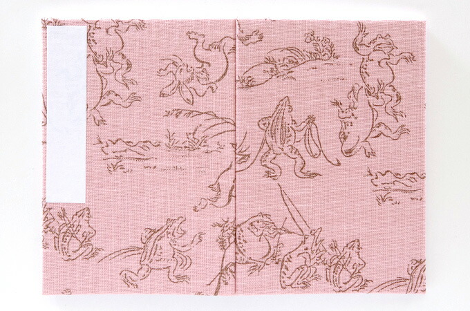 《ネコポス送料無料》御朱印帳(納経帳) 小柄/鳥獣戯画 蛇腹タイプ