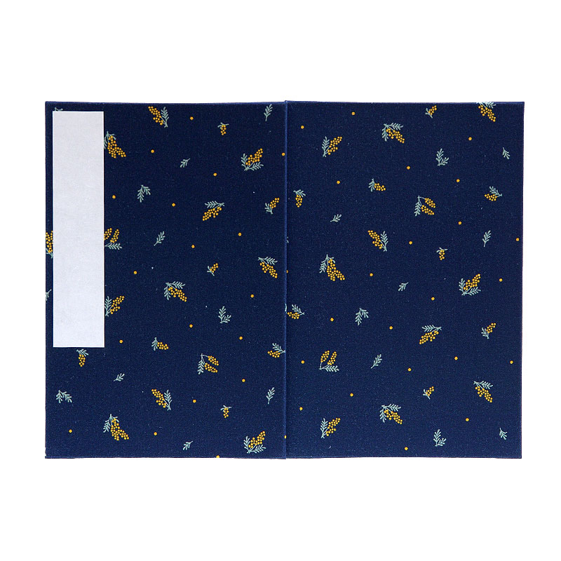 《ネコポス送料無料》 大判 御朱印帳(納経帳) ミニミモザ 蛇腹タイプ