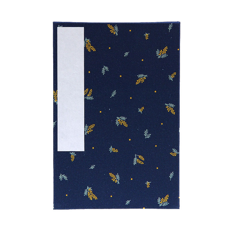 《ネコポス送料無料》 大判 御朱印帳(納経帳) ミニミモザ 蛇腹タイプ