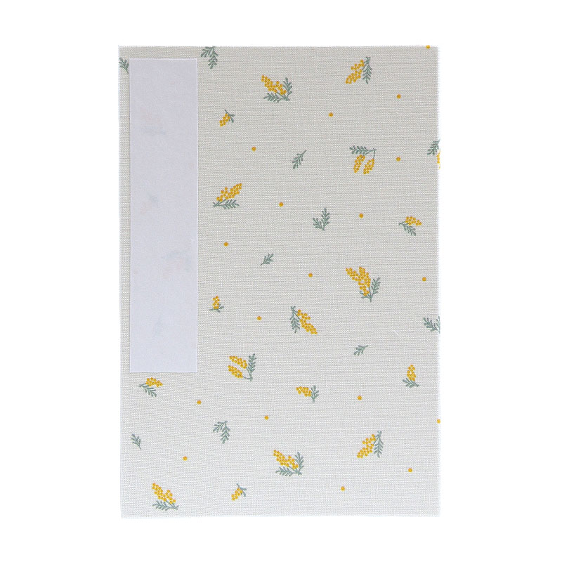 《ネコポス送料無料》 大判 御朱印帳(納経帳) ミニミモザ 蛇腹タイプ