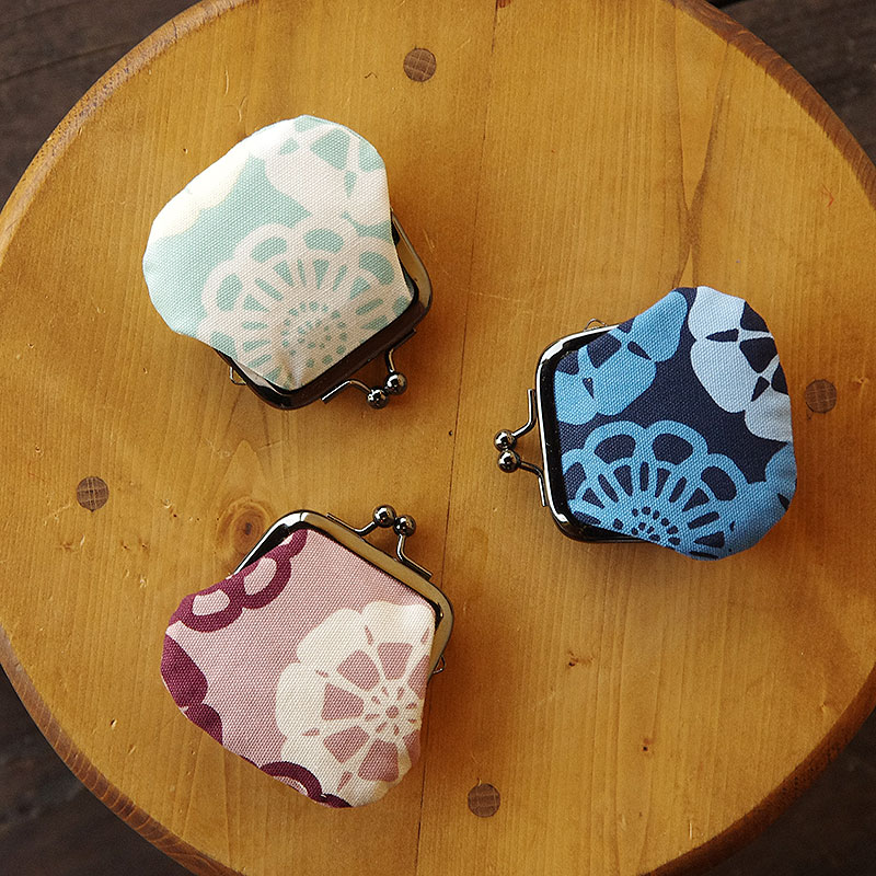 お賽銭用がま口/ 北欧調フラワーレース