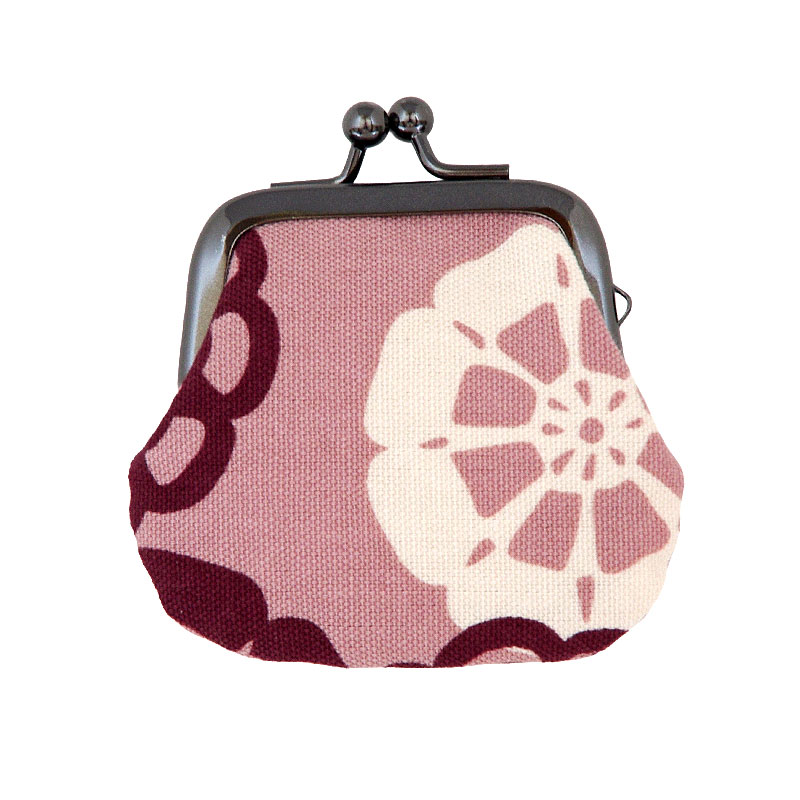 お賽銭用がま口/ 北欧調フラワーレース