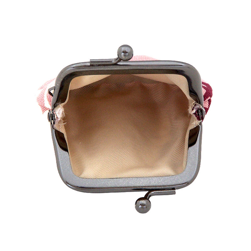 お賽銭用がま口/ 北欧調フラワーレース