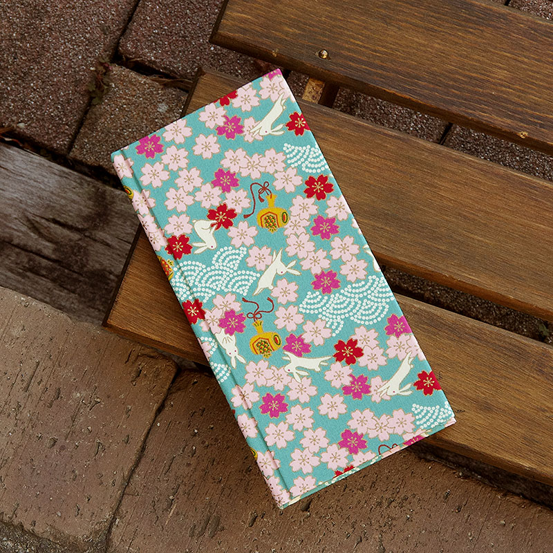 《ネコポス送料無料》 おみくじ帖/おみくじ帳 出雲うさぎ(キナリ/水色/赤)