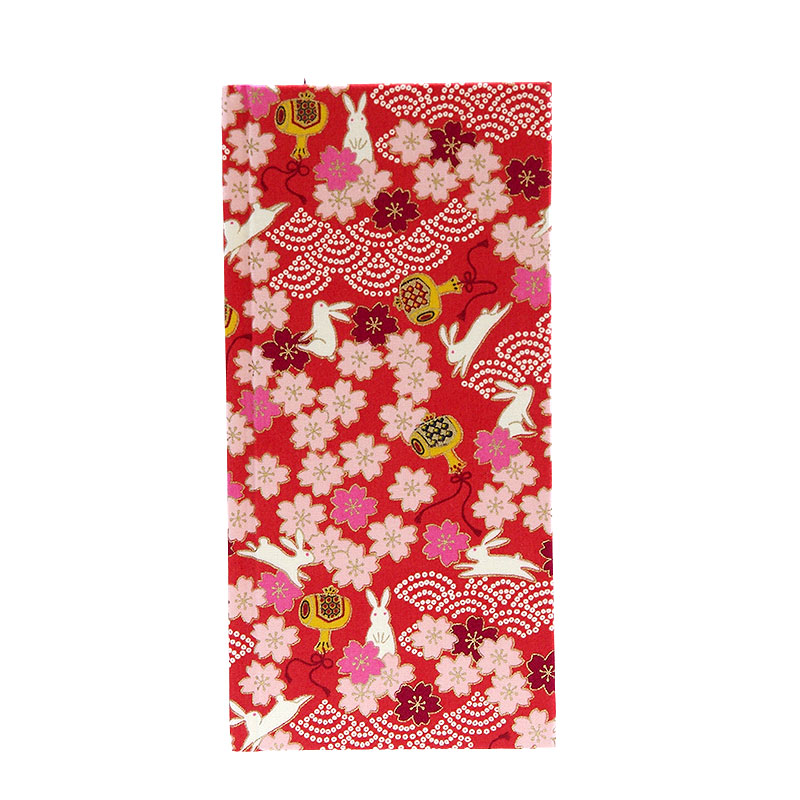 《ネコポス送料無料》 おみくじ帖/おみくじ帳 出雲うさぎ(キナリ/水色/赤)