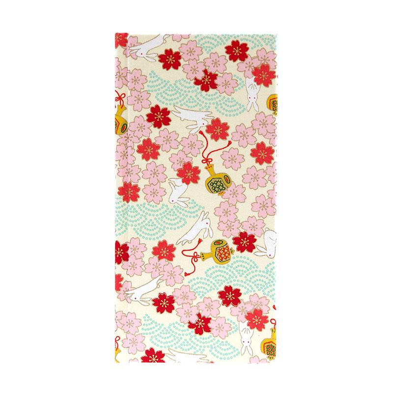 《ネコポス送料無料》 おみくじ帖/おみくじ帳 出雲うさぎ(キナリ/水色/赤)