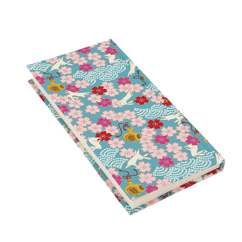 《ネコポス送料無料》 おみくじ帖/おみくじ帳 出雲うさぎ(キナリ/水色/赤)