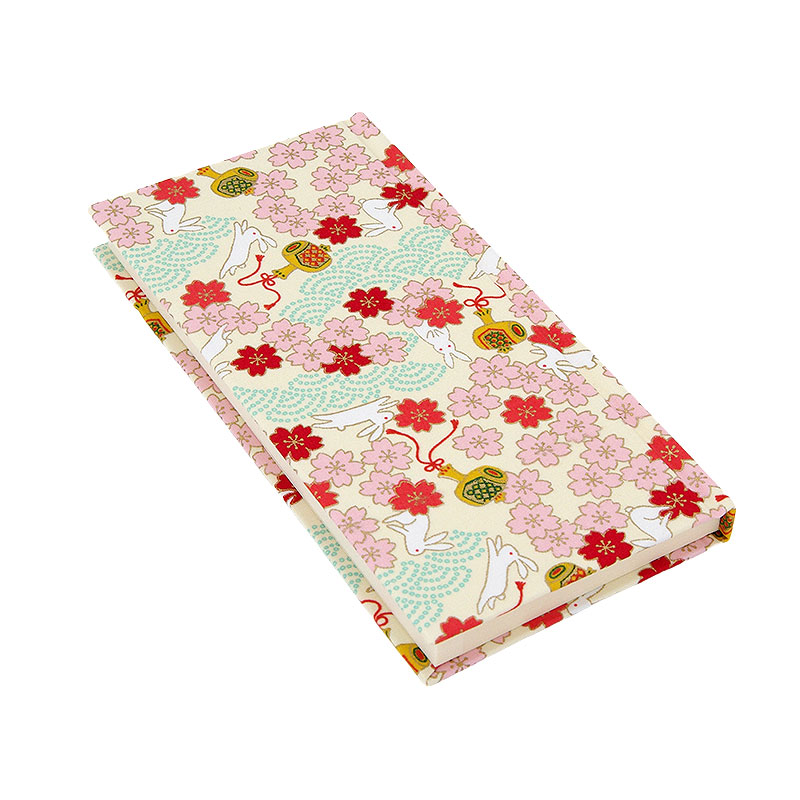 《ネコポス送料無料》 おみくじ帖/おみくじ帳 出雲うさぎ(キナリ/水色/赤)