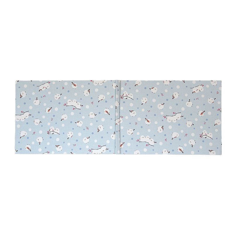 《ネコポス送料無料》 書き置き御朱印専用/見開きサイズ御朱印ホルダー/シマエナガと赤い実(ピンク/水色/グレー)