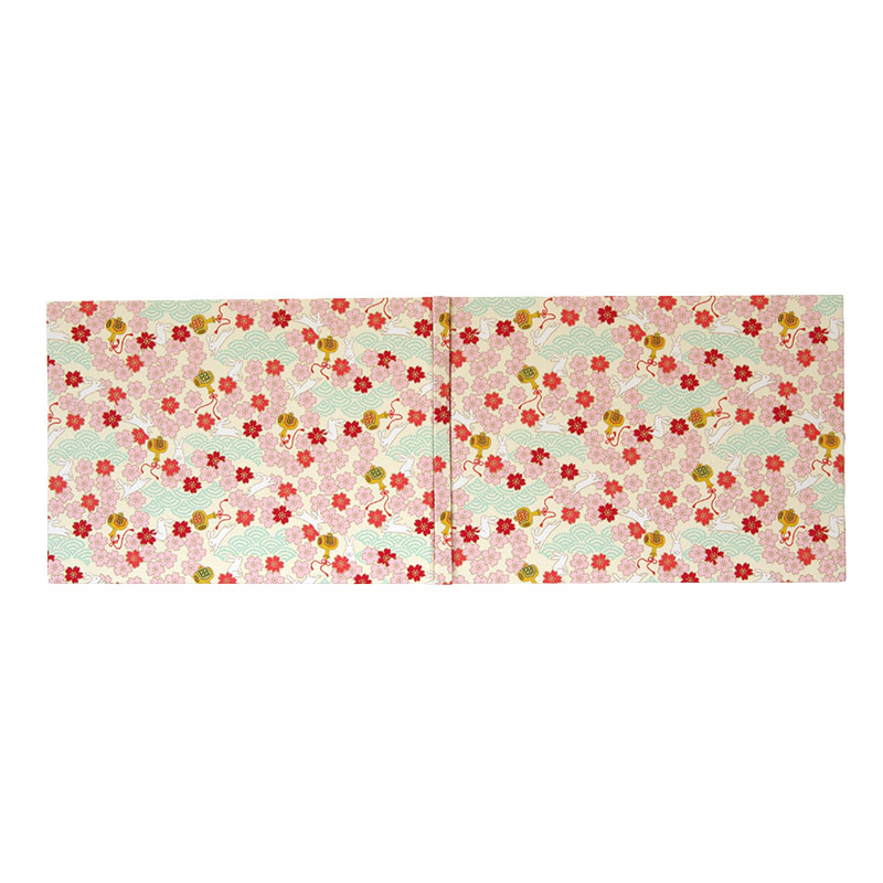 《ネコポス送料無料》 書き置き御朱印専用/見開きサイズ御朱印ホルダー/出雲うさぎ(キナリ/水色)