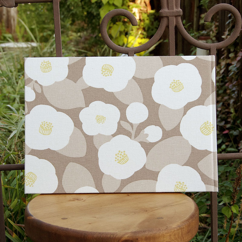 《ネコポス送料無料》 書き置き御朱印専用/見開きサイズ御朱印ホルダー/大柄つばき