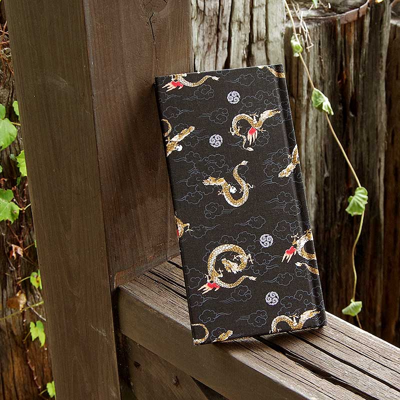 【おみくじ帳/おみくじ帖】龍神　ネコポス送料無料 手帳 縁起 アルバム ノート 手帳 集め 収集 かわいい 貼る