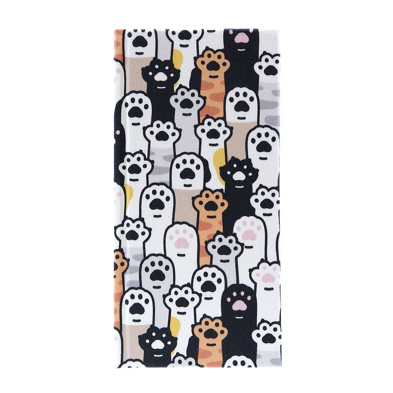 《ネコポス送料無料》 おみくじ帖/おみくじ帳 猫の手(カラー/モノクロ) 手帳 縁起 アルバム ノート 手帳 集め 収集 かわいい 貼る