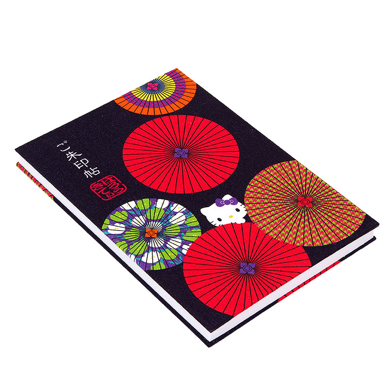 《ネコポス送料無料》 【大判】ハローキティ御朱印帳(番傘)
