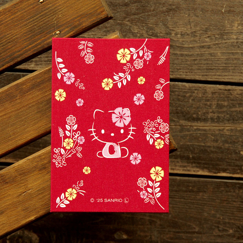 《ネコポス送料無料》 【大判】ハローキティ御朱印帳(撫子)