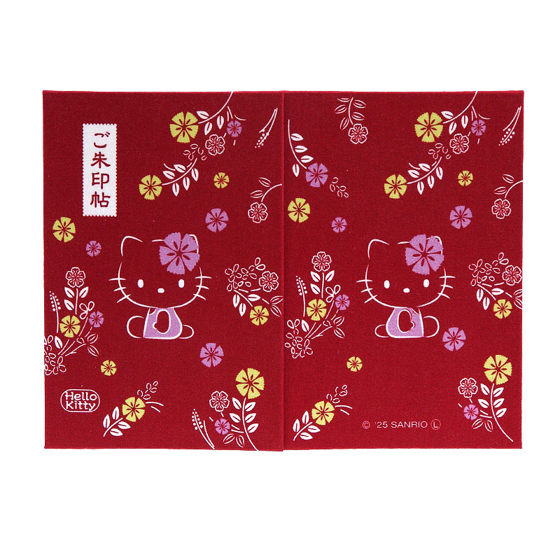 《ネコポス送料無料》 【大判】ハローキティ御朱印帳(撫子)