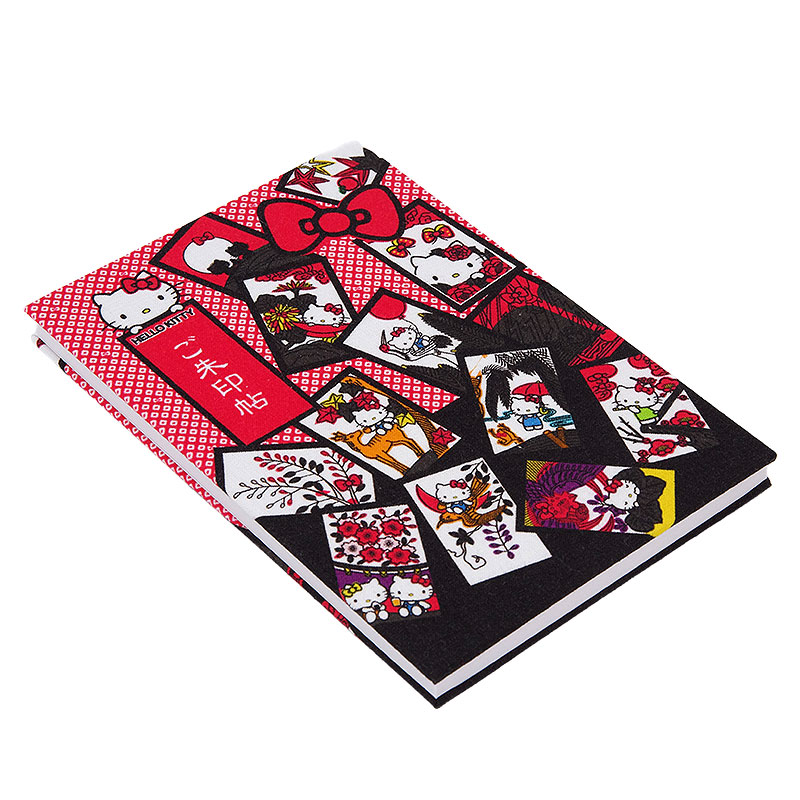 《ネコポス送料無料》 【大判】ハローキティ御朱印帳(花かるた)