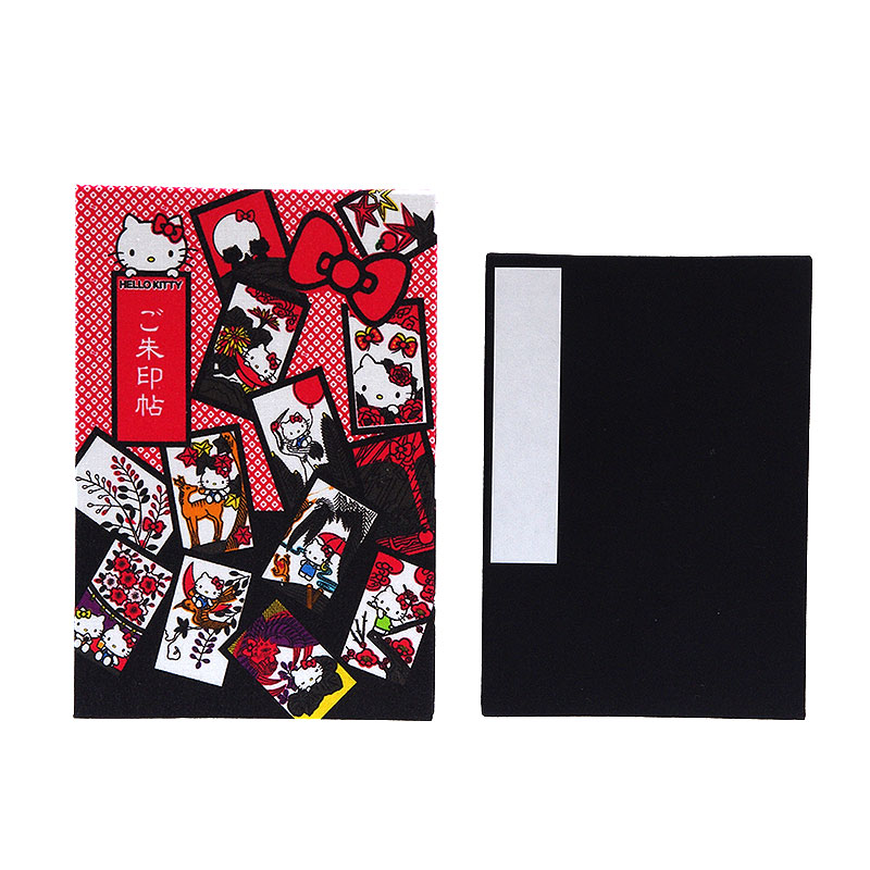 《ネコポス送料無料》 【大判】ハローキティ御朱印帳(花かるた)