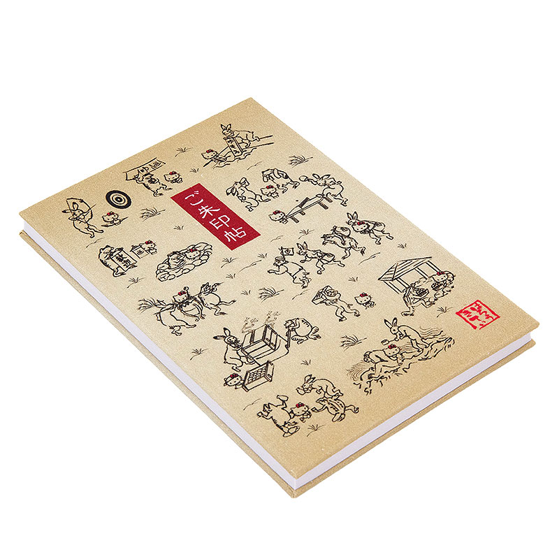 《ネコポス送料無料》 【大判】ハローキティ御朱印帳(鳥獣戯画)