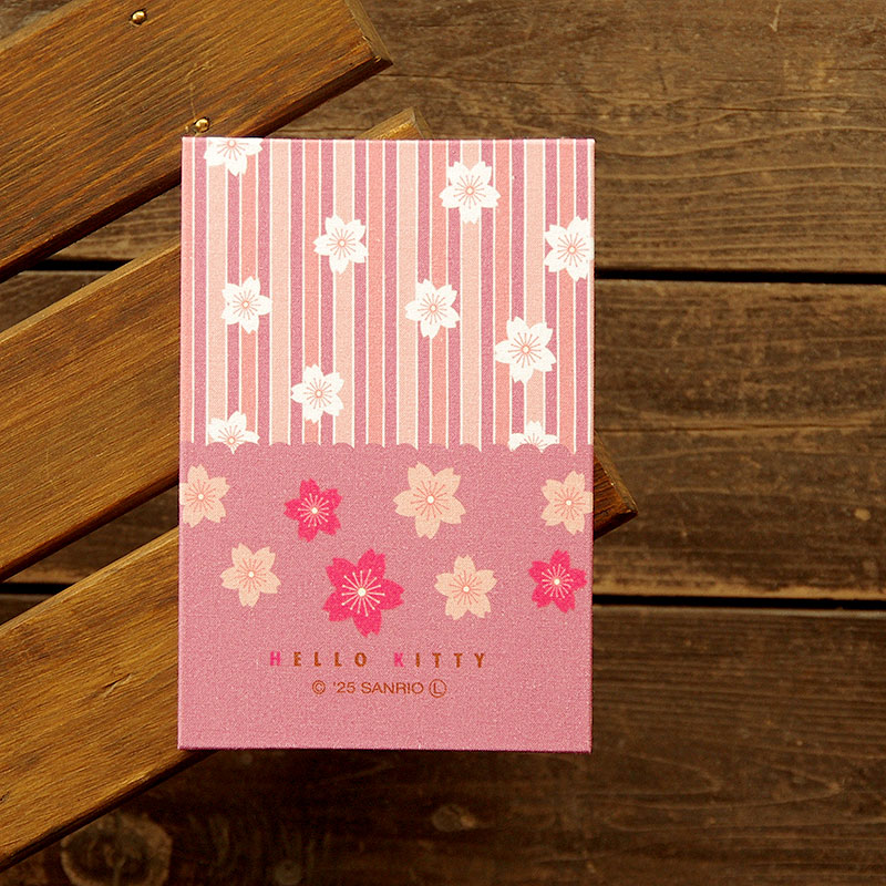《ネコポス送料無料》 【大判】ハローキティ御朱印帳(和桜)