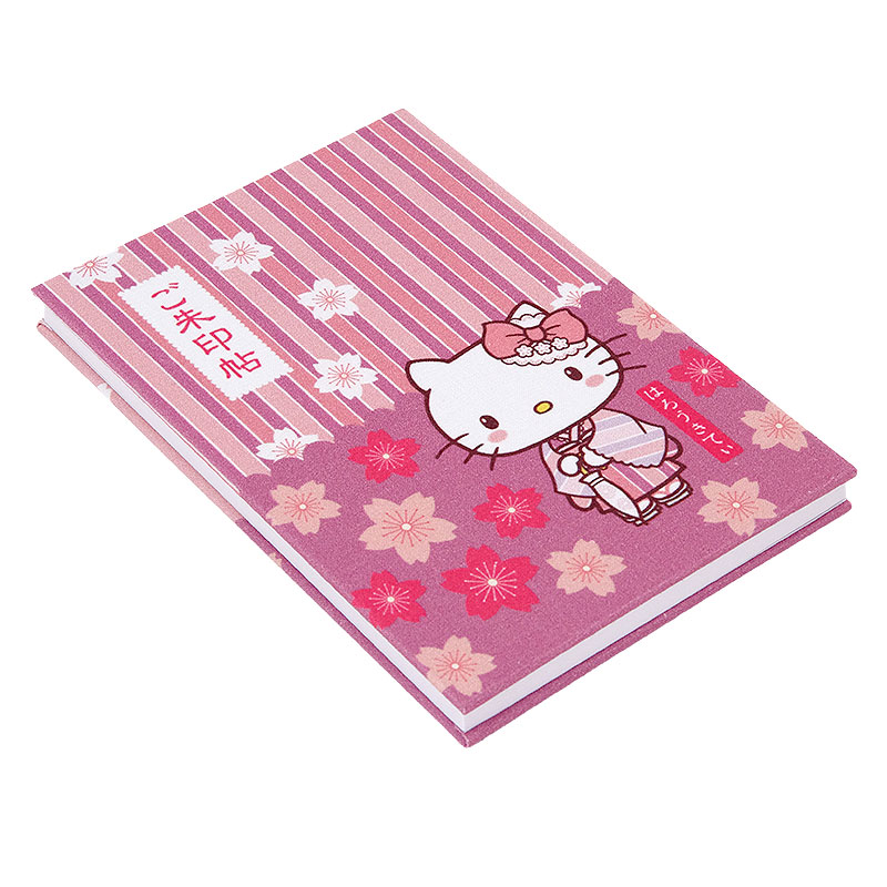 《ネコポス送料無料》 【大判】ハローキティ御朱印帳(和桜)