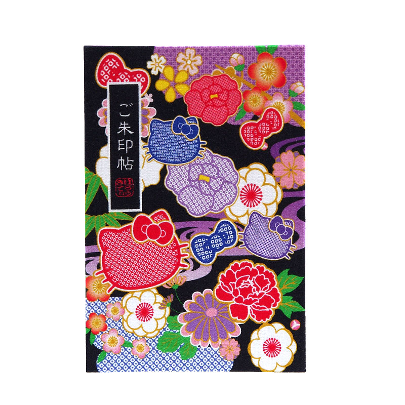 《ネコポス送料無料》 【大判】ハローキティ御朱印帳(かのこ)