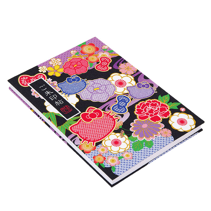 《ネコポス送料無料》 【大判】ハローキティ御朱印帳(かのこ)