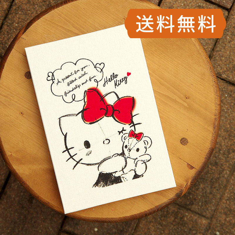 《ネコポス送料無料》 【大判】ハローキティ御朱印帳(スケッチ)