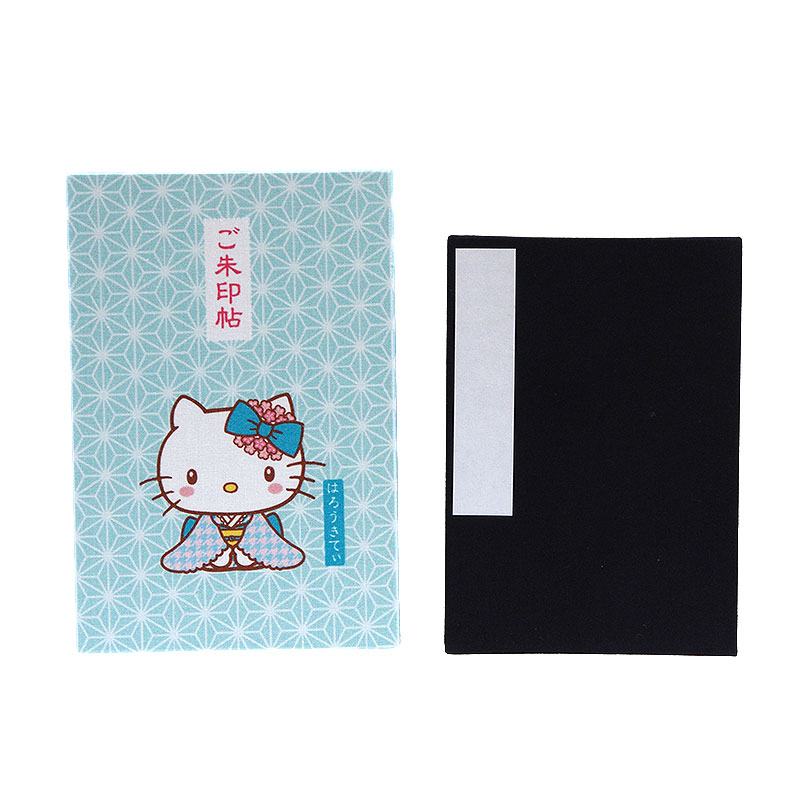 《ネコポス送料無料》 【大判】ハローキティ御朱印帳(麻の葉)