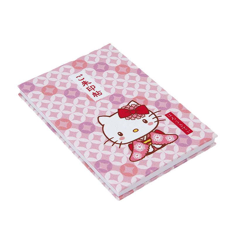 《ネコポス送料無料》 【大判】ハローキティ御朱印帳(七宝)