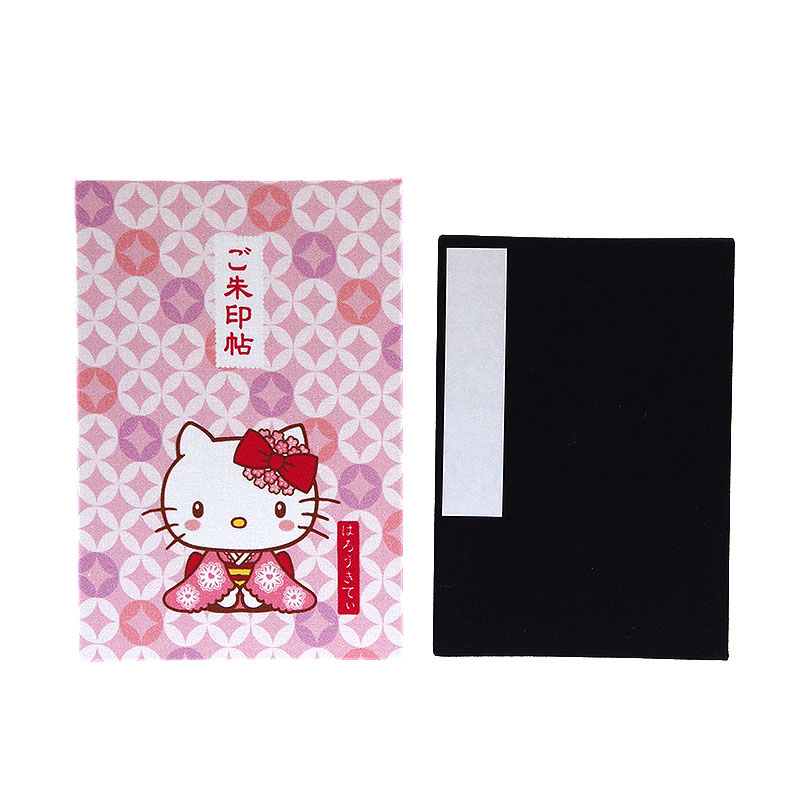 《ネコポス送料無料》 【大判】ハローキティ御朱印帳(七宝)