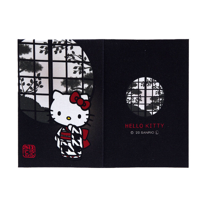 《ネコポス送料無料》 【大判】ハローキティ御朱印帳(丸窓)