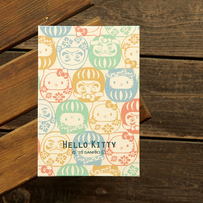 《ネコポス送料無料》 【大判】ハローキティ御朱印帳(だるま)