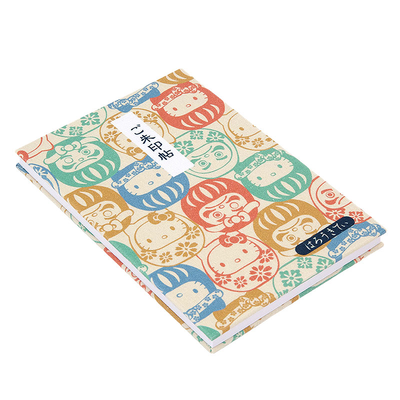 《ネコポス送料無料》 【大判】ハローキティ御朱印帳(だるま)