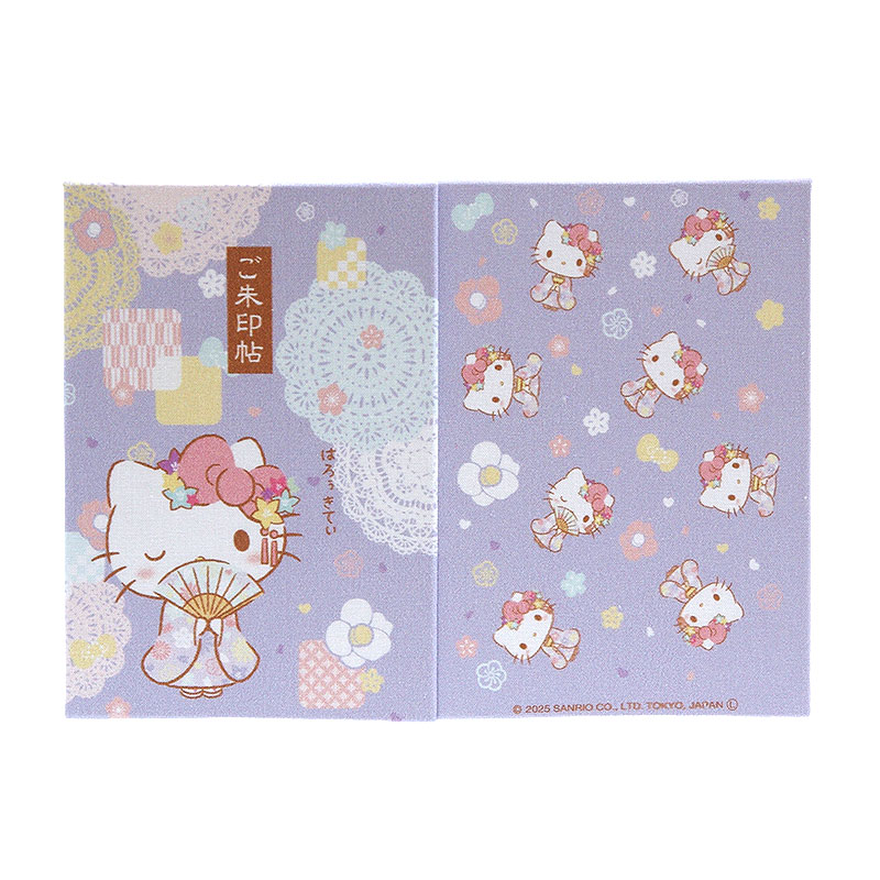 《ネコポス送料無料》 ハローキティ御朱印帳(はんなり)