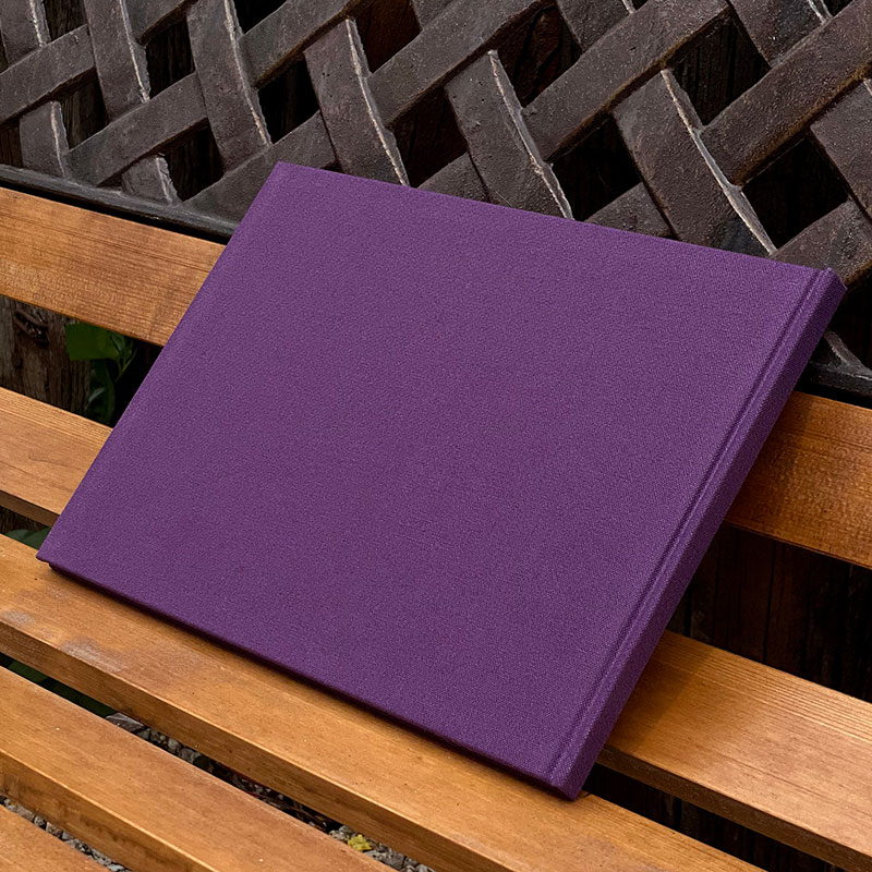 【書置き御朱印専用】 【見開きサイズ】御朱印ホルダー/帆布無地|ネコポス送料無料