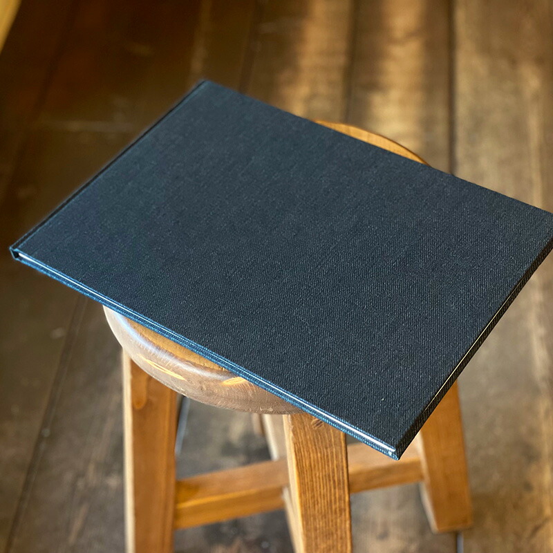 【書置き御朱印専用】 【見開きサイズ】御朱印ホルダー/デニム(インディゴ)【ネコポス送料無料】