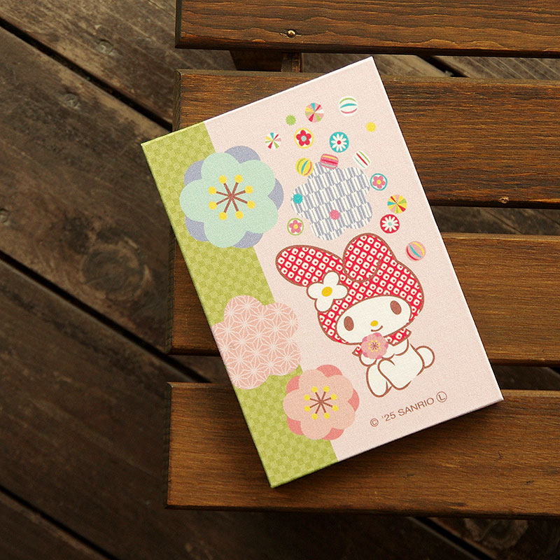 《ネコポス送料無料》 【大判】マイメロディ御朱印帳(手毬飴)